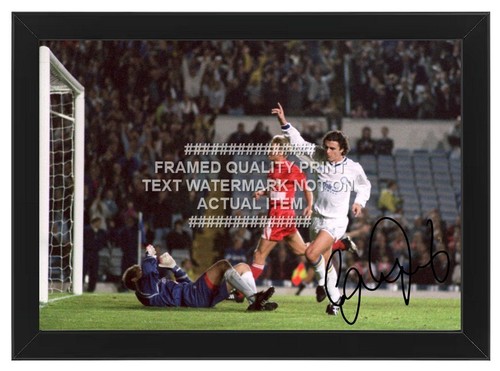 Gary speed signed 1992 photo - 1992,