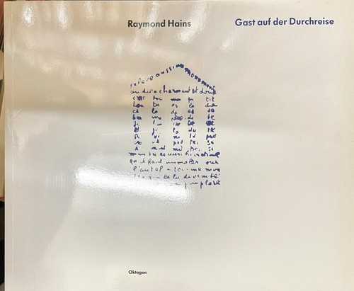 Raymond hains gast auf der - hains,