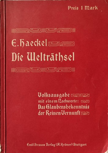 Die welträthsel - die,