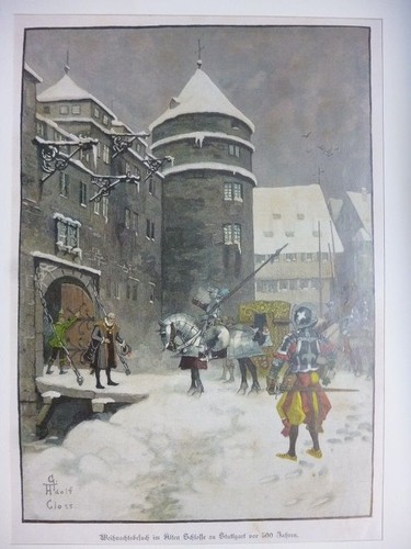 Orig kolorierter lichtdruck - orig.,
